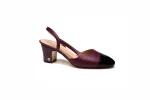 صندل کد 569 نما روبه رو رنگ زرشکی